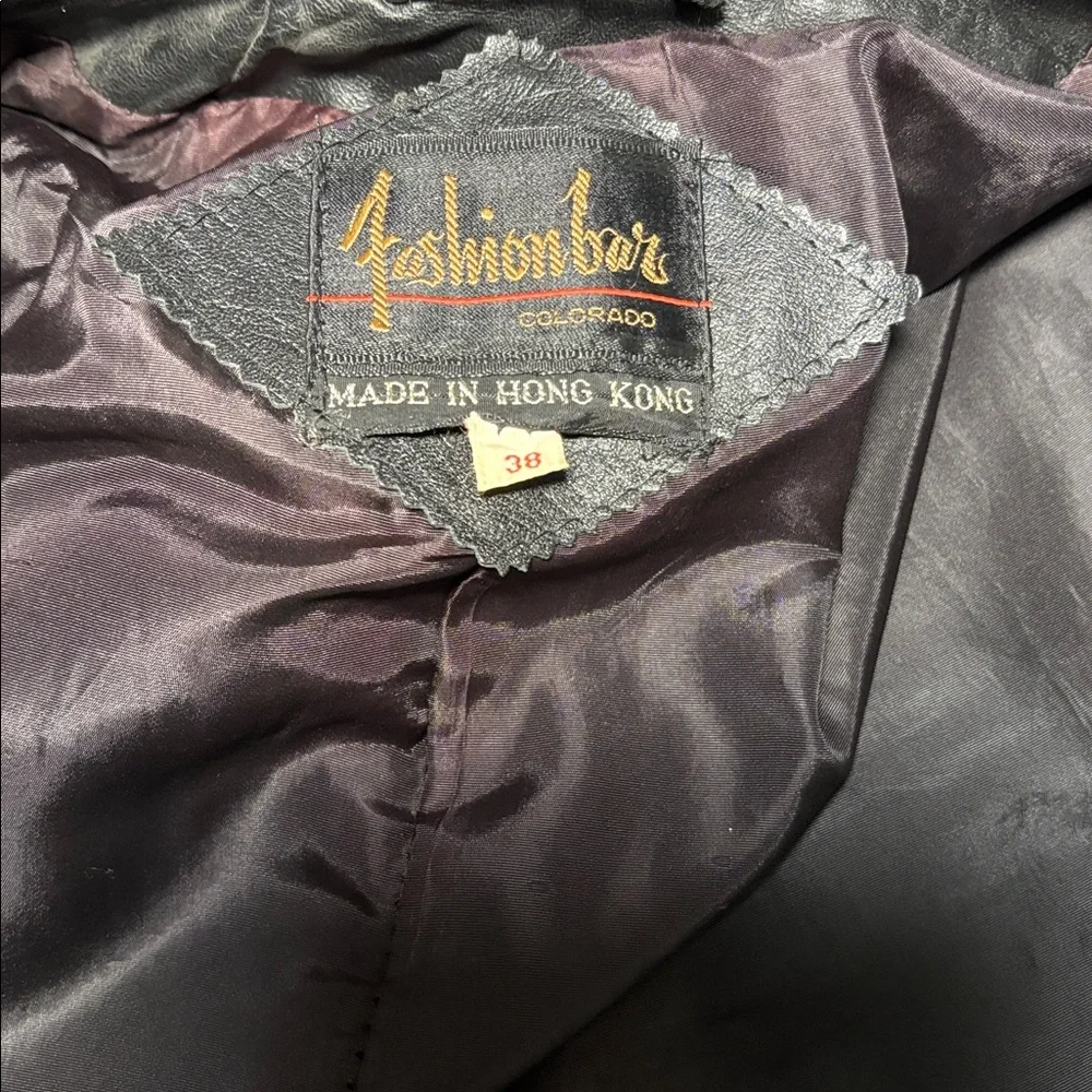 Vintage 80s/90s Fashionbar Women’s Leather Jacket - Picture 9 of 13